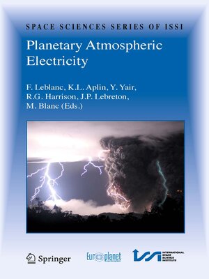 cover image of Planetary Atmospheric Electricity